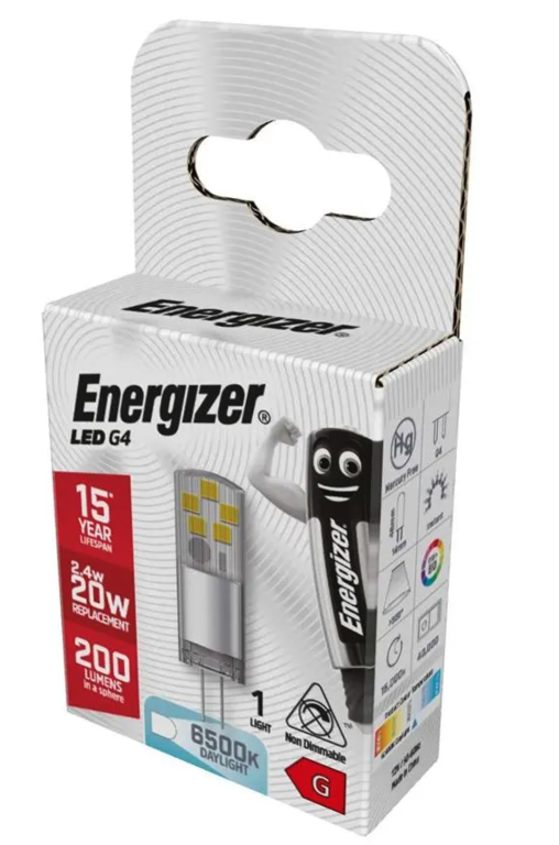 Energizer LED G4 215lm 6500k Daylight - 1.8w