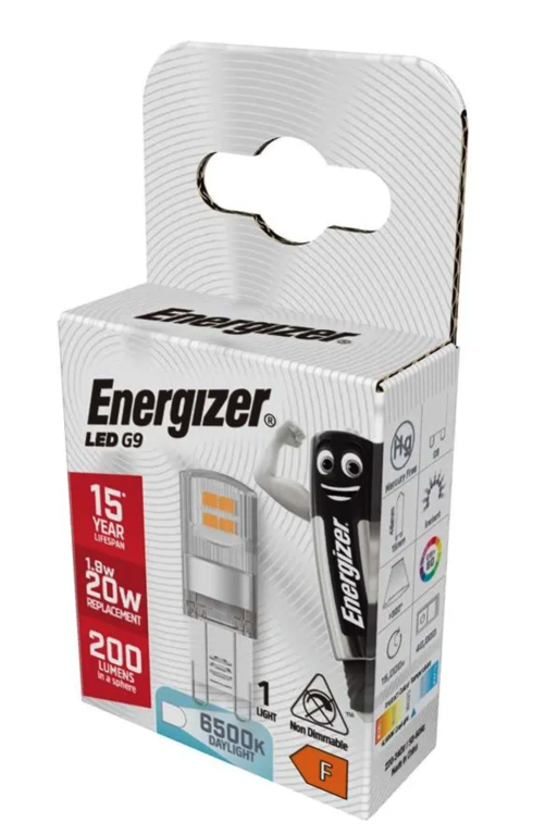 Energizer LED G9 200lm 6500k Daylight - 1.9w