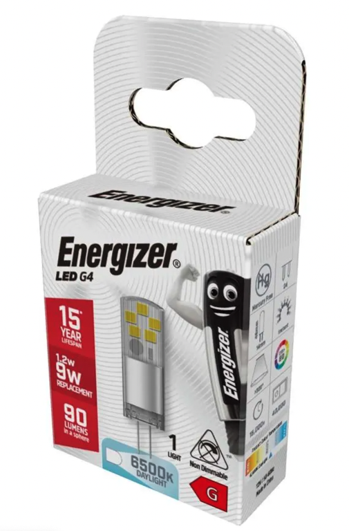 Energizer LED G4 90lm 6500k Daylight - 1.2w
