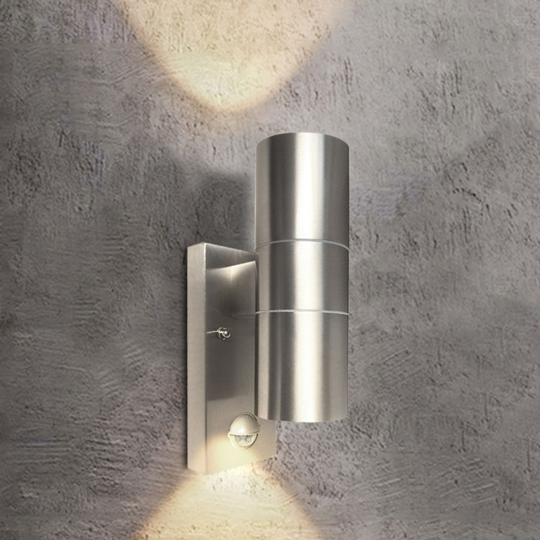 Extrastar Outdoor Up & Down Double Wall Light - Steel