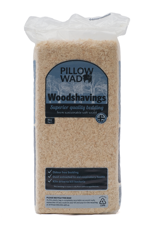 Pillow Wad Mini Wood Shavings - 1kg