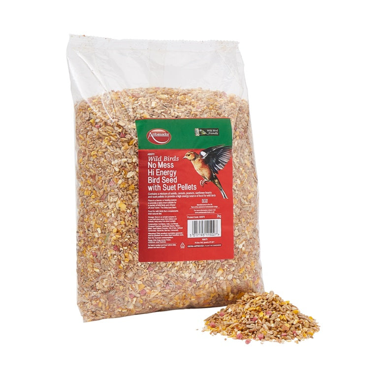 Ambassador Hi Energy No Mess with Suet Pellets - 2kg