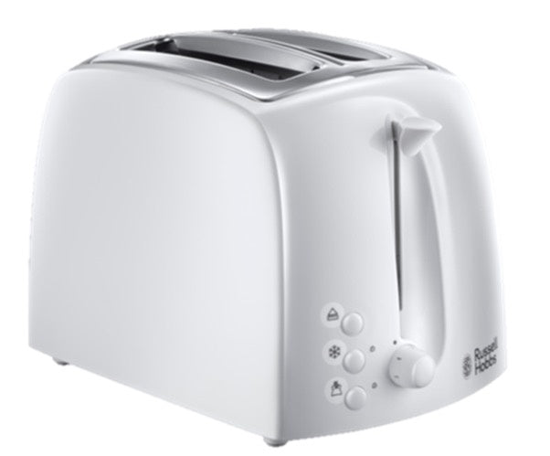 Russell Hobbs Textures Toaster White - 2 Slice