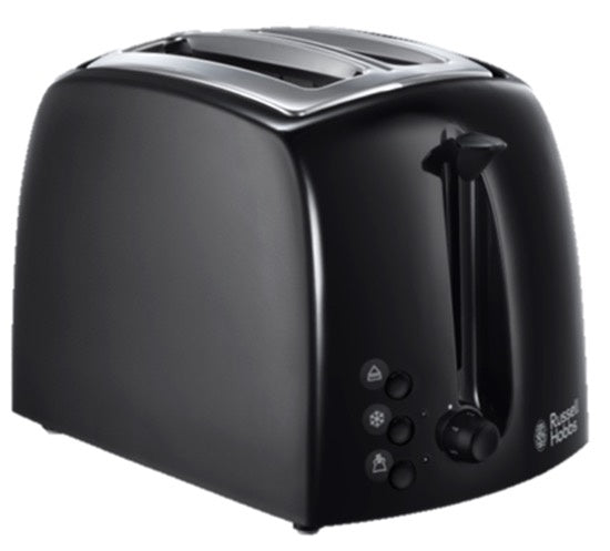 Russell Hobbs Textures Toaster Black - 2 Slice