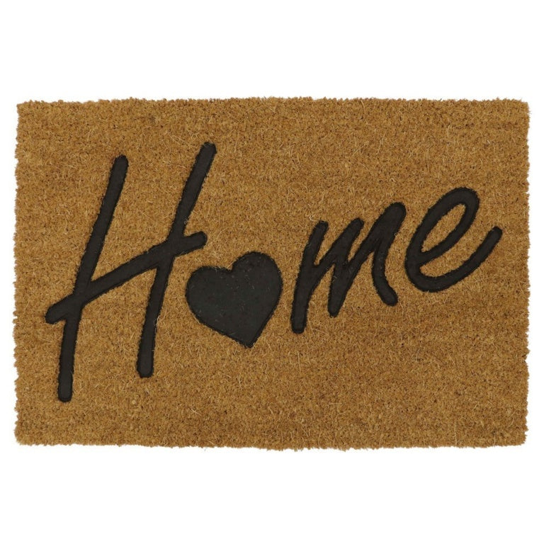 JVL Embossed Coir Home - 40 x 60cm