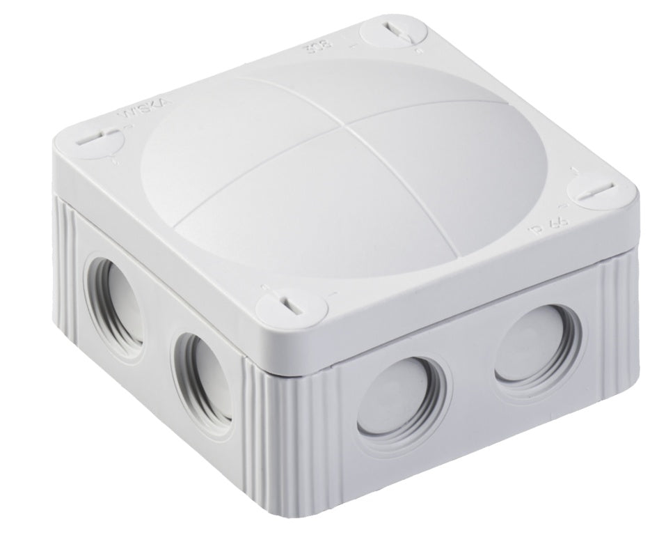 Wiska Combi 308/5 Junction Box - IP66/67 Grey