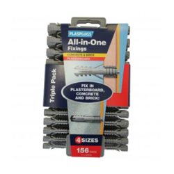 Plasplugs All In One Fixings - Pack 156