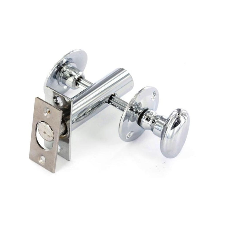 Securit Thumbturn Security Bolt & Release Chrome (1 Set) - 60mm