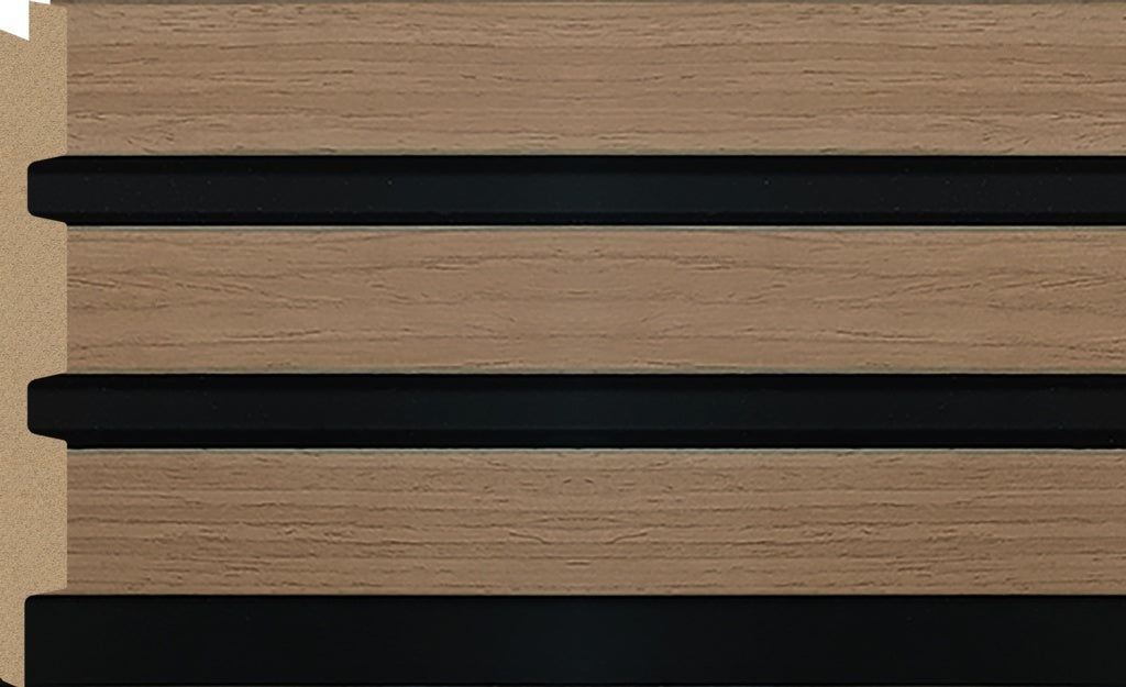 Bosco 3D Wall Panel 300mm x 12mm x 2.6m - Beech