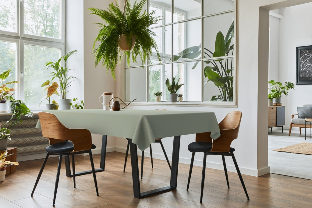 d-c-fix® Sage Green Tablecloth - 140cm x 180cm