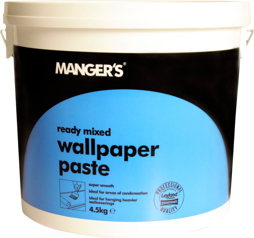 Mangers Heavy Duty Ready Mixed Wallpaper Adhesive - 4.5kg