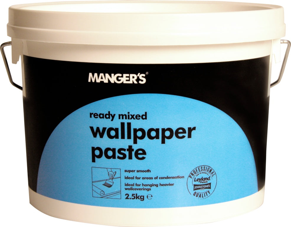 Mangers Heavy Duty Ready Mixed Wallpaper Adhesive - 2.5kg