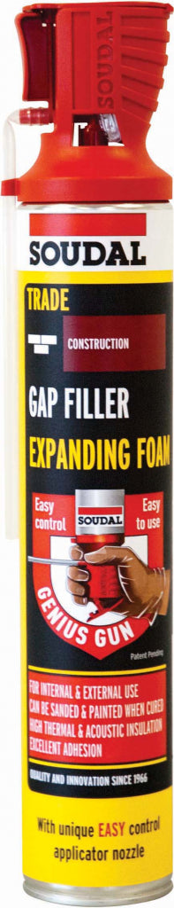 Soudal Genius Gun Filler - 750ml can