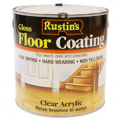 Rustins Quick Dry Acrylic Floor Coating Gloss - 2.5L