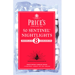 Price's Candles Sentinel Nightlights - Pack 50