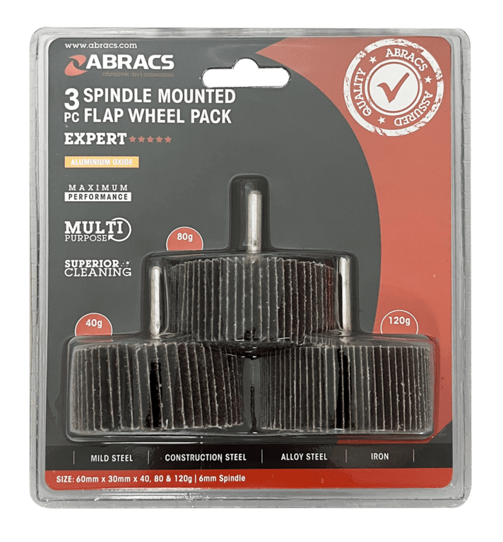 Abracs Flap Wheel - 60mm Pack 3