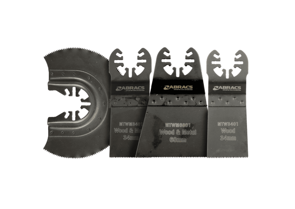 Abracs Multi Tool Wood & Metal Blade Set - 4 Piece