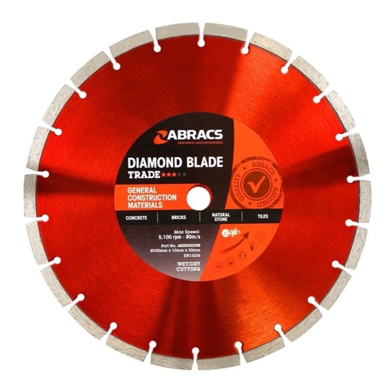 Abracs Trade Diamond Blade - 300mm x 10mm x 20mm