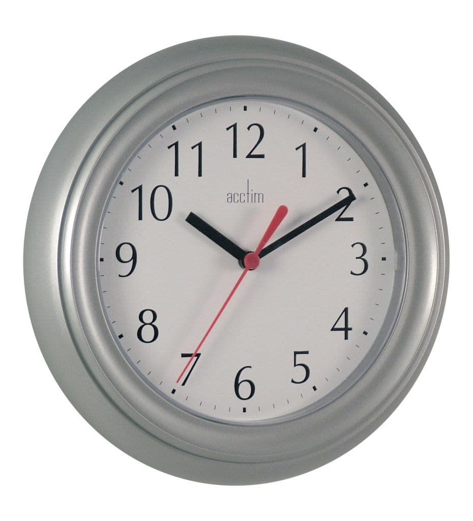 Acctim Wycombe Wall Clock - Grey