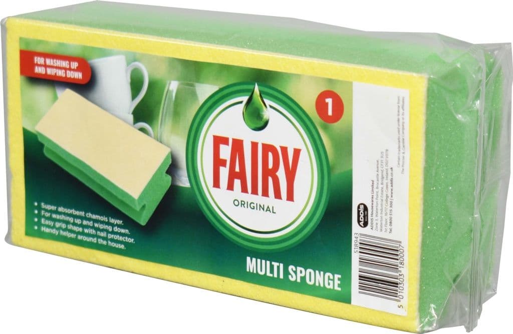 Addis Fairy Multi Sponge With Chamois Layer – Status Home Care
