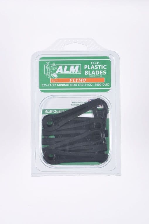 ALM Plastic Blades -  with Small Hole - Pack of 10