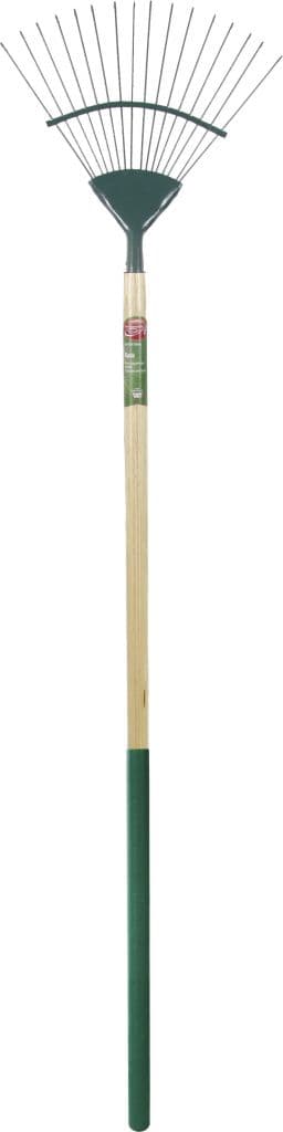 Ambassador Carbon Steel Lawn Rake - Length: 166cm. Foam Handle Length: 61cm