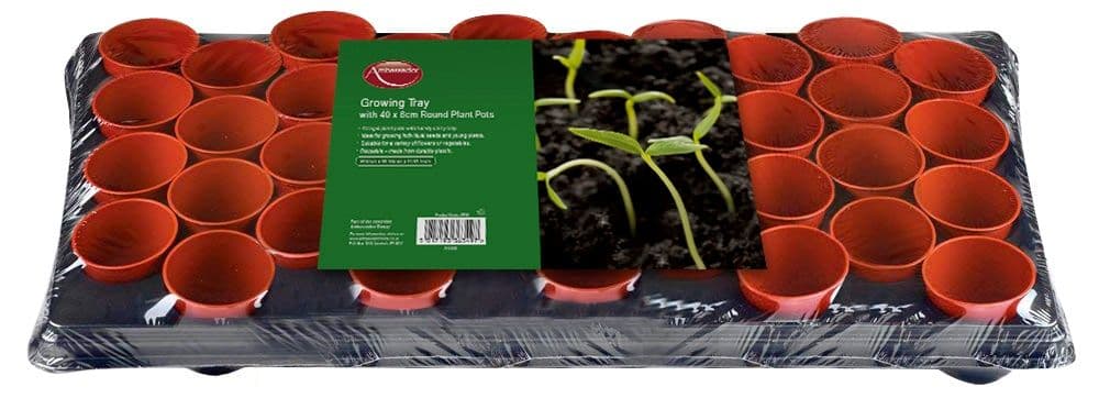 Ambassador Growing Tray - With 40 Round Pots