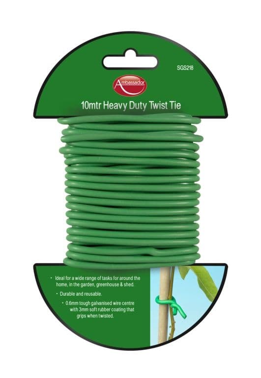 Ambassador Heavy Duty Twist Tie - 10m