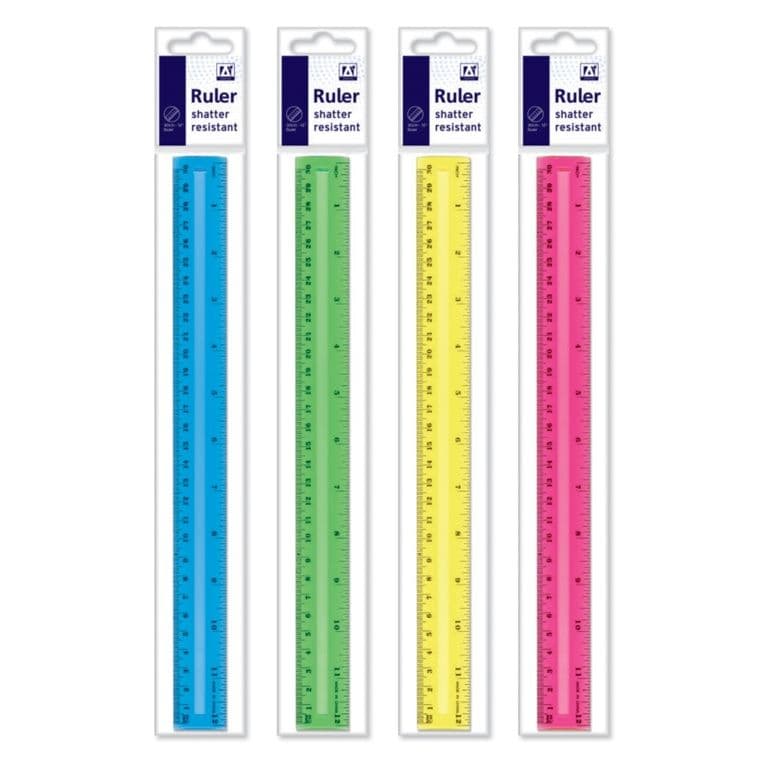 Anker Ruler - 12" Assorted Colours Available