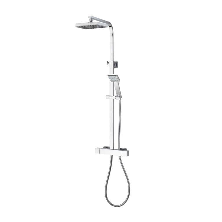 Aqualisa Square Valve Dual Mixer Shower - Chrome