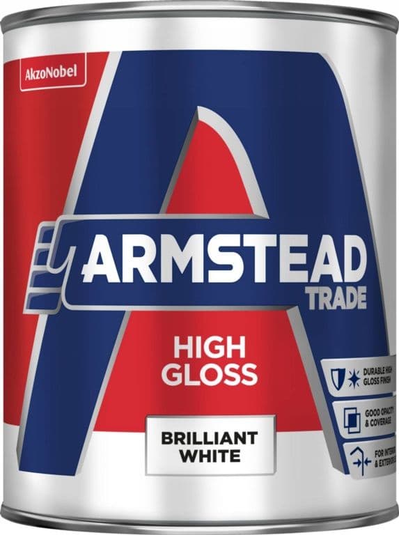 Armstead Trade High Gloss 1L - Brilliant White