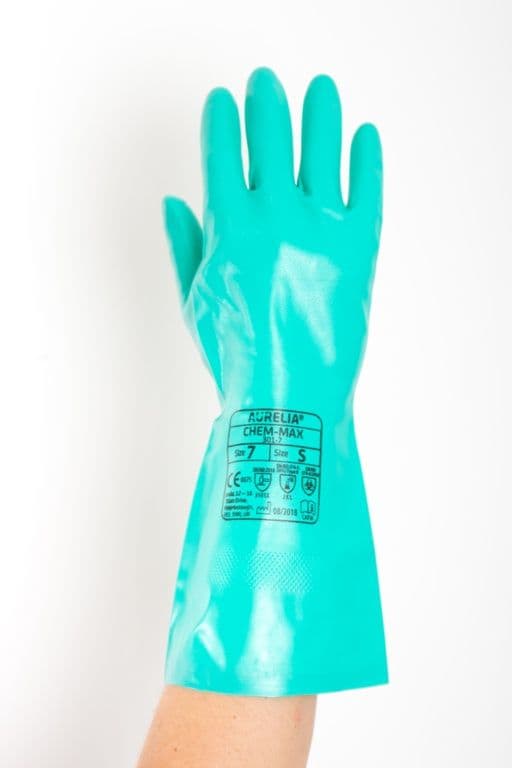 Aurelia Chem Max Nitrile Chemical Gauntlet - Size 9