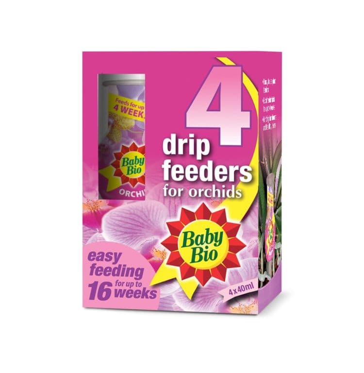 Baby Bio Orchid Drip Feeders - 4 x 40ml