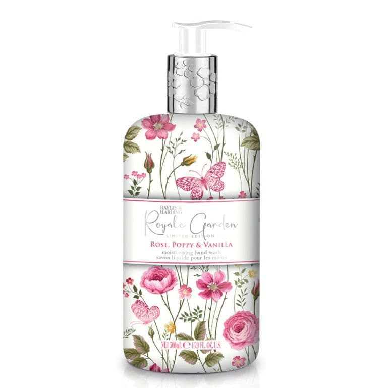 Baylis & Harding Hand Wash 500ml - Rose, Poppy & Vanilla