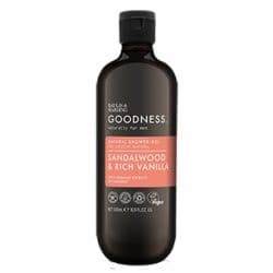 Baylis & Harding Shower Gel 500ml - Sandalwood & Vanilla Natural
