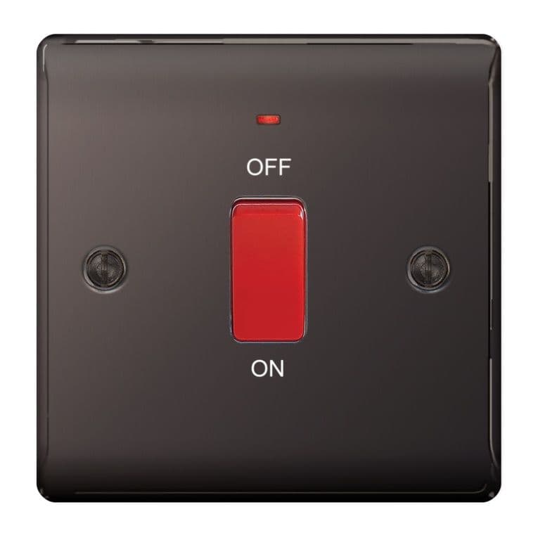 BG Metal Black Nickel Dp Switch Neon Sp - 45a
