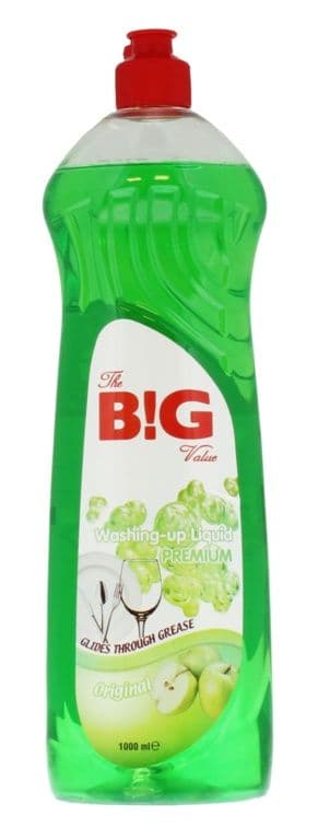 BG Washing Up Liquid 1L - Apple