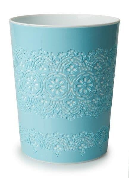 Blue Canyon Flora Waste Bin - Blue