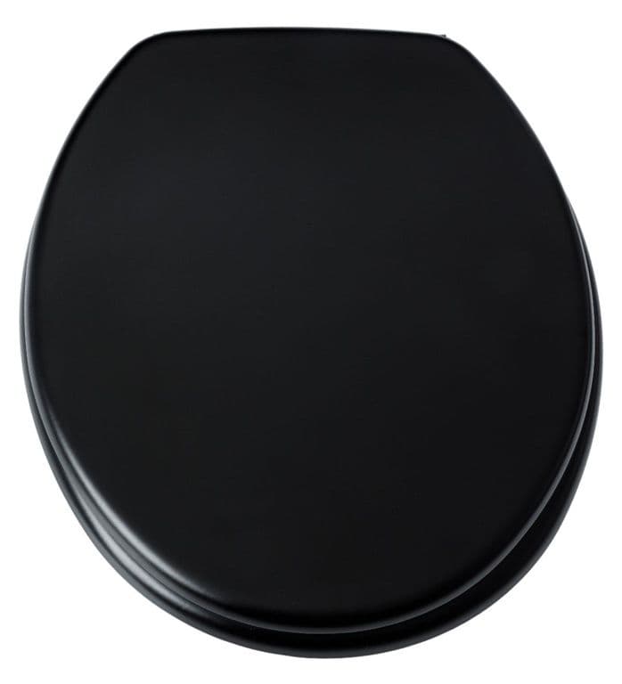 Blue Canyon Hampton MDF Toilet Seat - Black