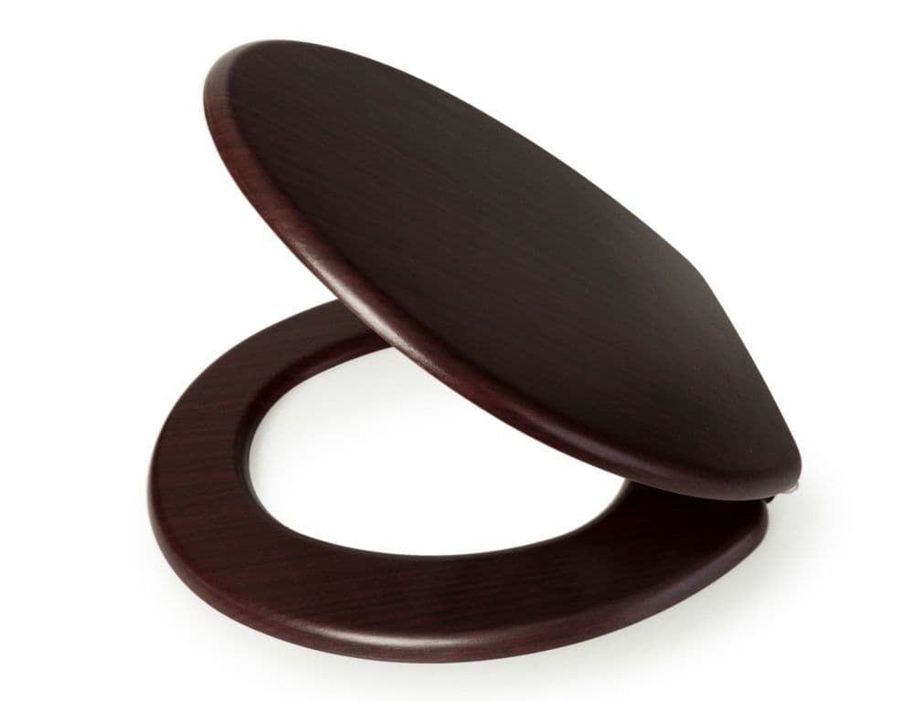 Blue Canyon Hampton MDF Toilet Seat - Mahogany
