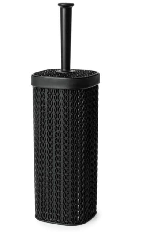 Blue Canyon Lace Design Toilet Brush - Black