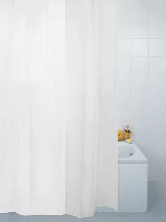 Blue Canyon Plain Shower Curtain - White 330
