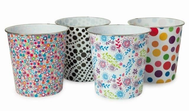 Blue Canyon Plastic Pattern Bins - Round