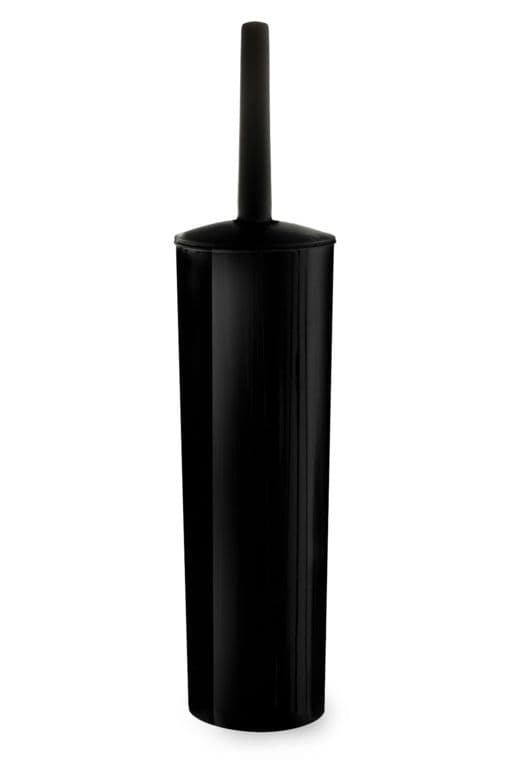 Blue Canyon Plastic Toilet Brush & Holder - Black