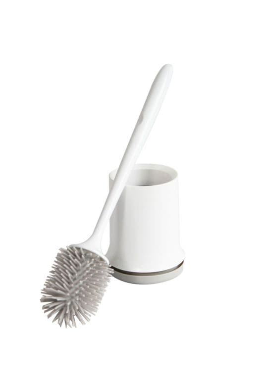 Blue Canyon Plastic Toilet Brush - White/Grey