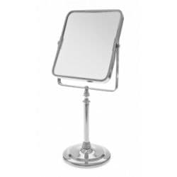 Blue Canyon Traditional Rectangular Pedestal Mirror - Chrome