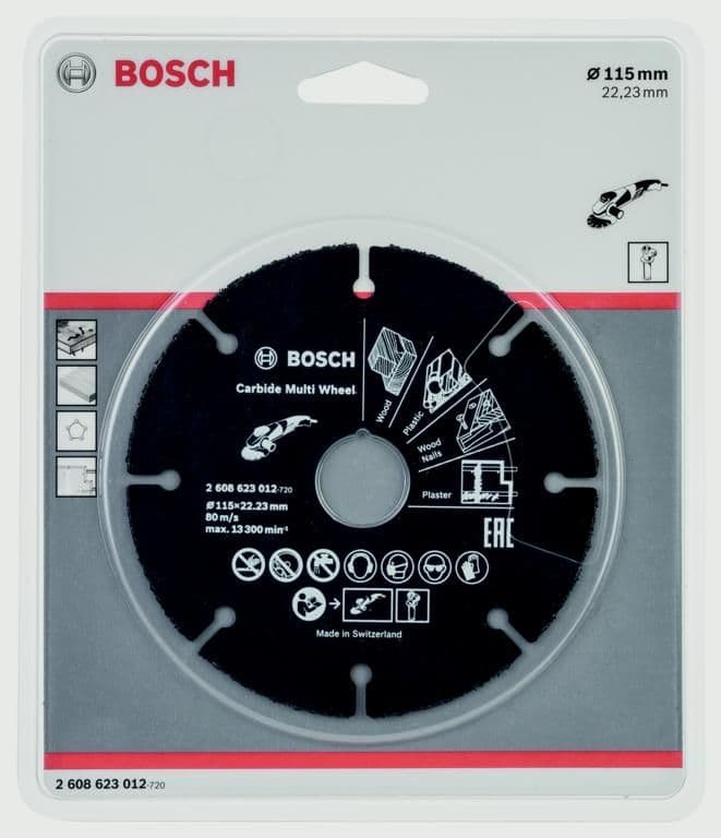Bosch Carbide Multi Wheel - 115mm