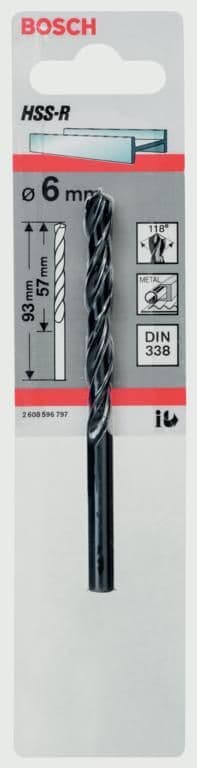 Bosch HSS Twist Point TEQ Drill Bit - 6mm