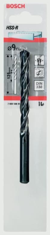 Bosch HSS Twist Point TEQ Drill Bit - 9mm