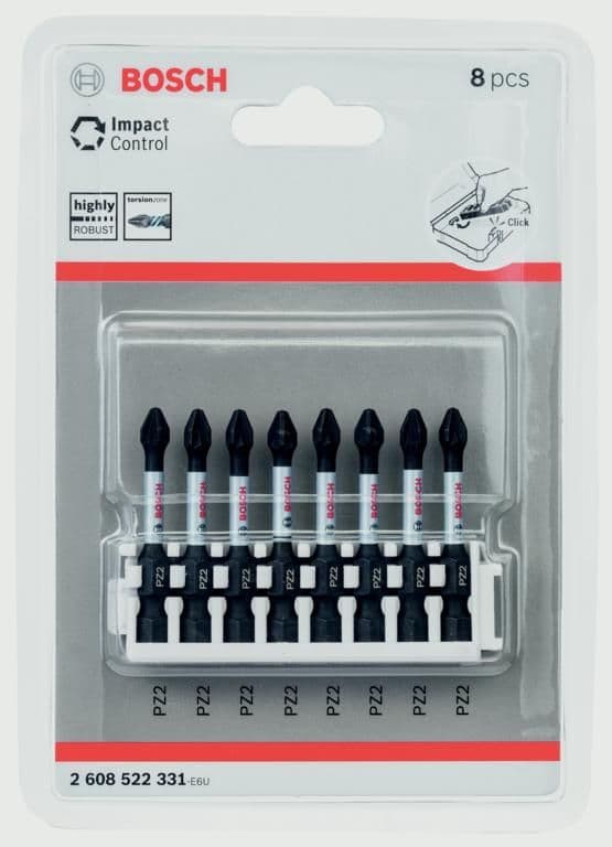 Bosch Impact Power Bit 50mm - 8 Pack